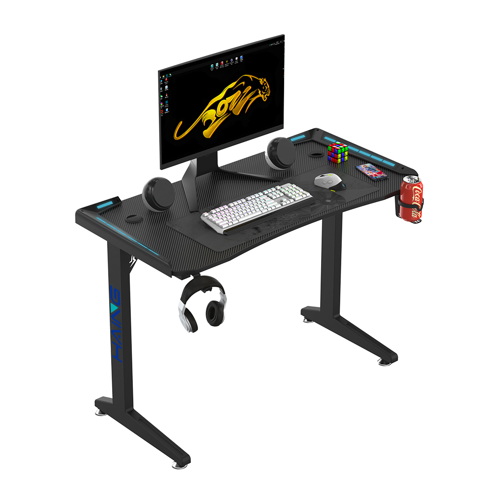HAING TABLE-Z10BK Gaming Table -Black HAING TABLE-Z10BK Gaming Table -Black